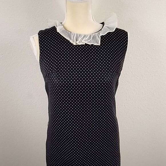 Definitely Jr's VTG Polka Women Dress Size SM - Picture 2 of 11